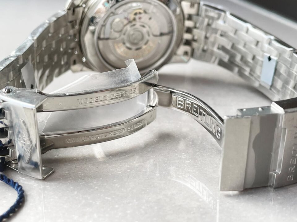 Navitimer 01 1:1 SS White Dial on Steel Strap A7750 GF Factory - Image 13