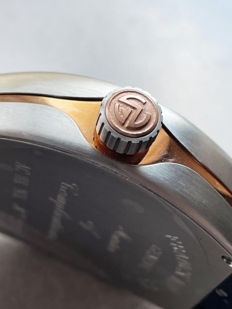 Vanguard V45 Titanium ZF 1:1 Best Edition Gray Dial on Broiwn Rubber Strap MIYOTA 9015 - Image 15
