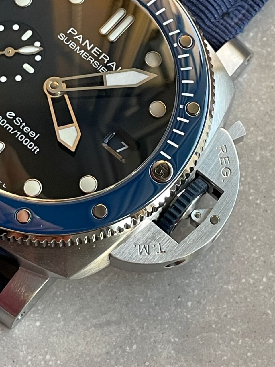 PAM1289 Y SBF 1:1 BEST EDITION BLUE DIAL ON BLUE NYLON STRAP P900 - Image 16