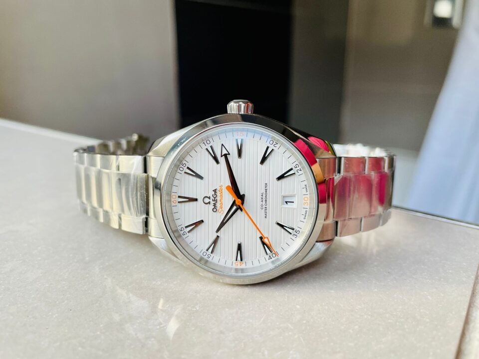 Aqua Terra 150M Master Chronometers VSF 1:1 Best Edition White Dial on SS Bracelet A8900 - Image 7