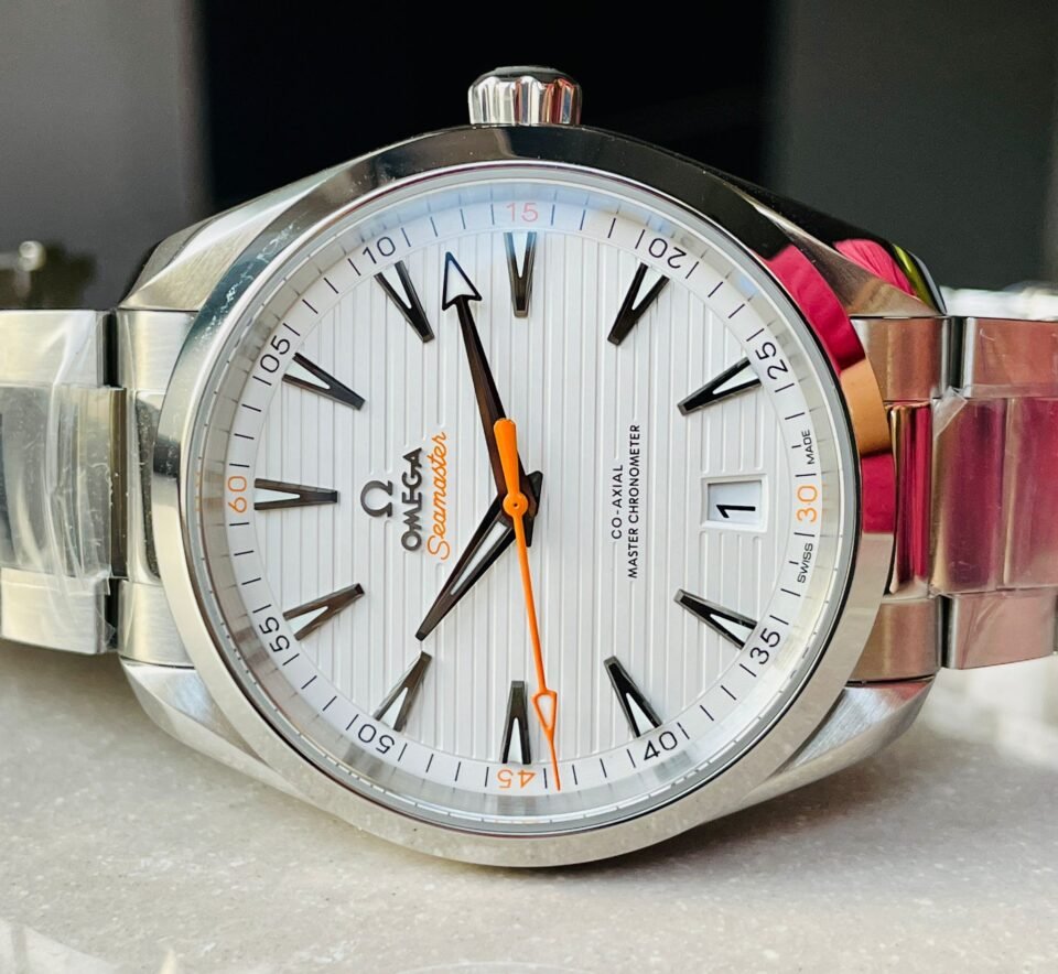 Aqua Terra 150M Master Chronometers VSF 1:1 Best Edition White Dial on SS Bracelet A8900 - Image 8