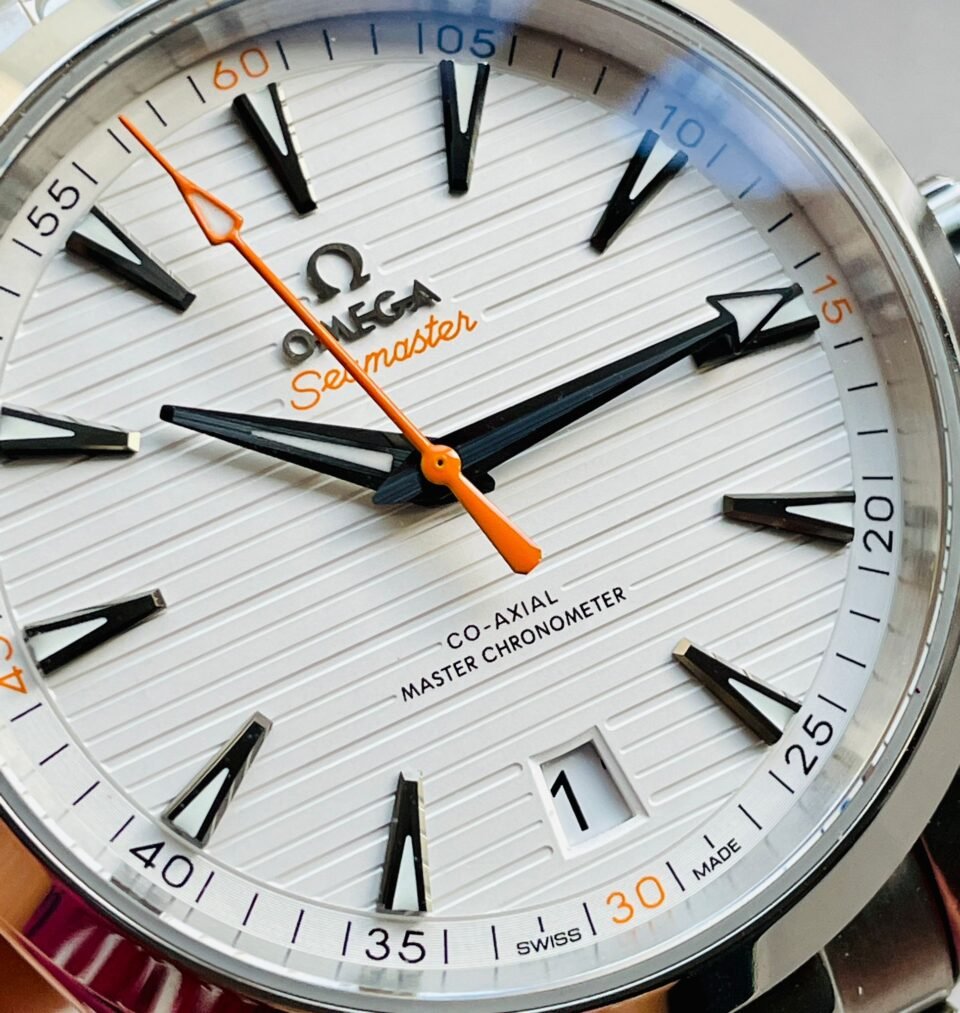 Aqua Terra 150M Master Chronometers VSF 1:1 Best Edition White Dial on SS Bracelet A8900 - Image 4