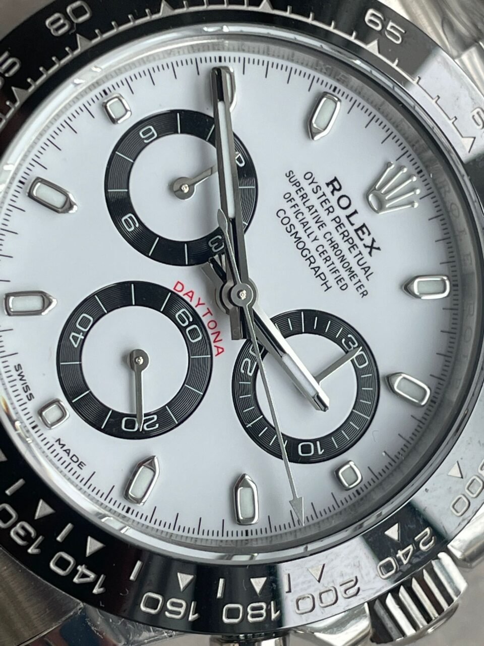 daytona 116500ln btf 1:1 best edition PANDA white dial on 904l ss case and bracelet sa4130 - Image 9
