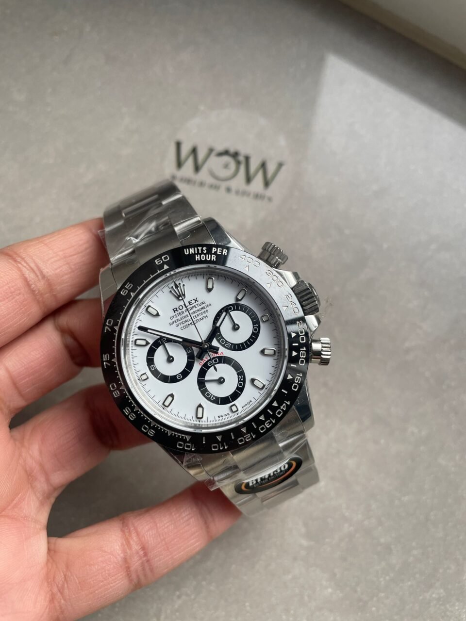 daytona 116500ln btf 1:1 best edition PANDA white dial on 904l ss case and bracelet sa4130 - Image 2