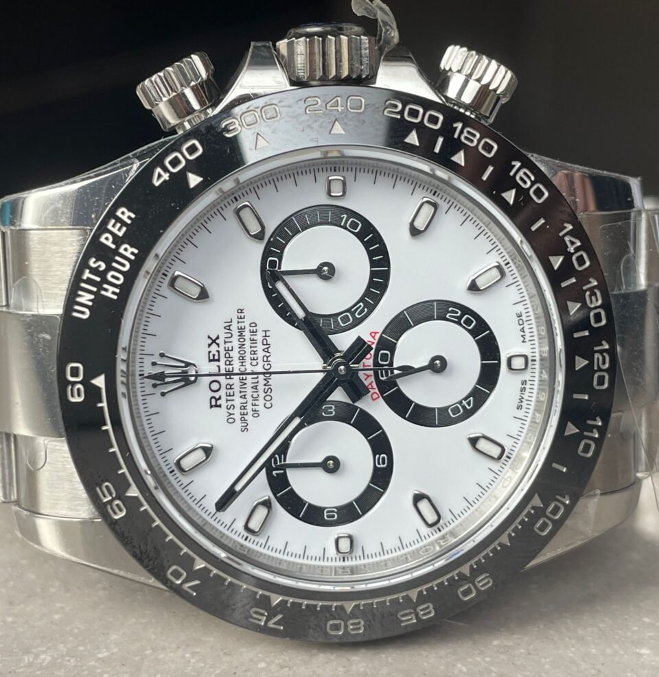 daytona 116500ln btf 1:1 best edition PANDA white dial on 904l ss case and bracelet sa4130 - Image 3