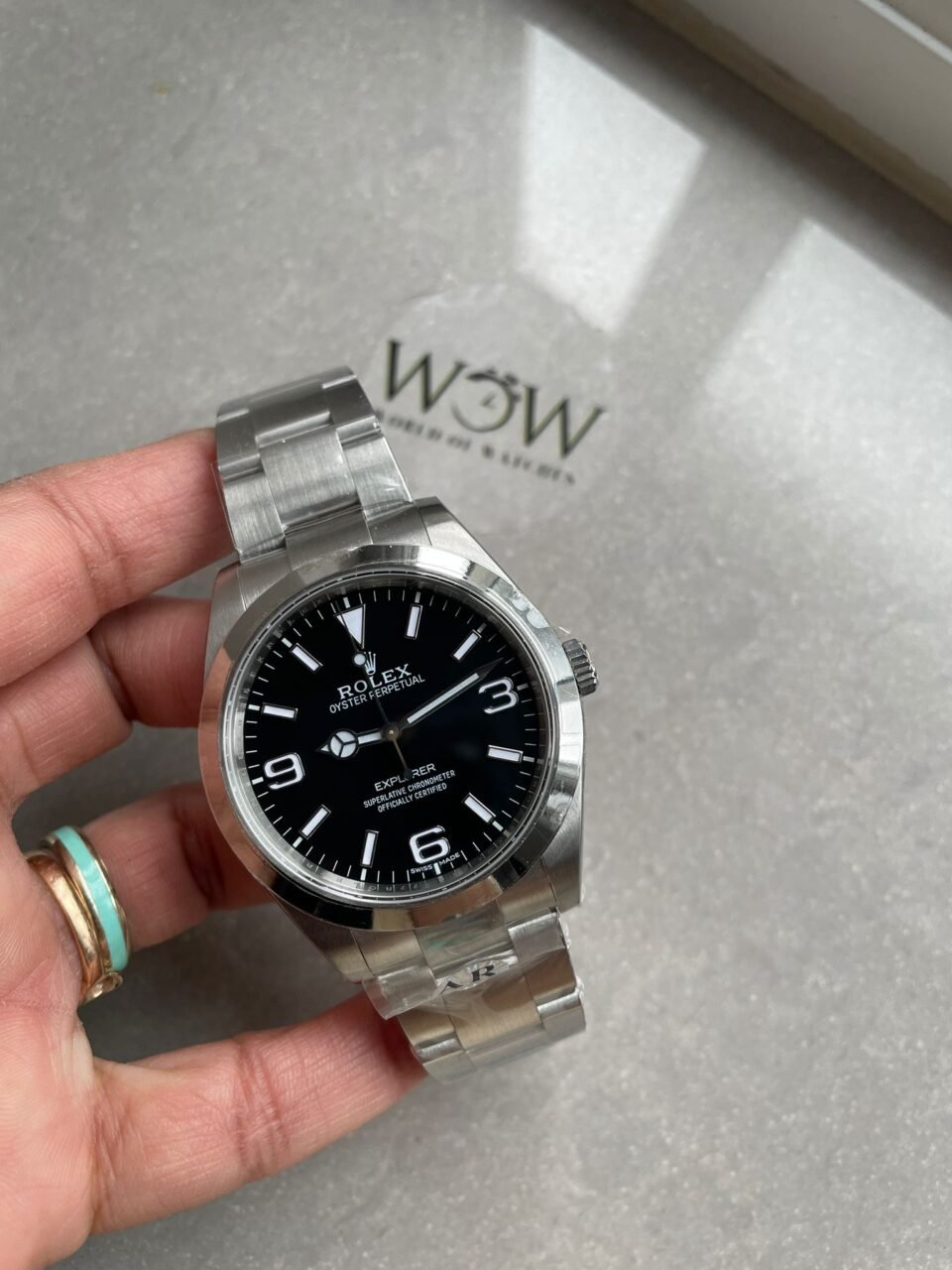 Rolex EXPLORER I 214270 39mm black dial ss strap ARF AR Factory