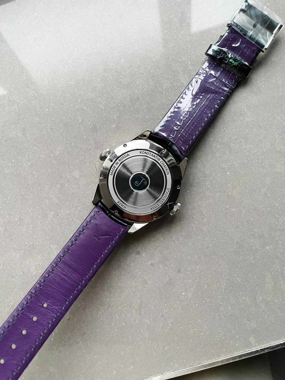 Konstantin Chaykin Joker SS TWF Best Edition White Dial Green Inner Bezel on Black Leather Strap NH35A - Image 13