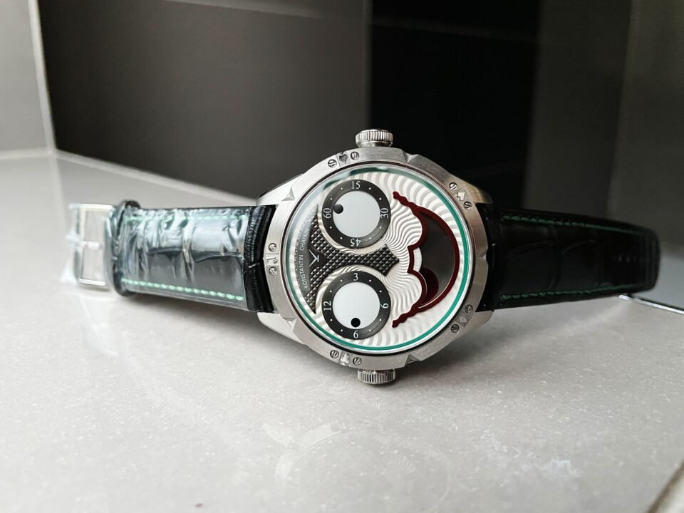 Konstantin Chaykin Joker SS TWF Best Edition White Dial Green Inner Bezel on Black Leather Strap NH35A - Image 10
