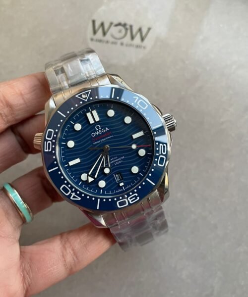Seamaster Diver 300M VSF 1:1 Best Edition Blue Ceramic Blue Dial on SS Bracelet A8800 V2