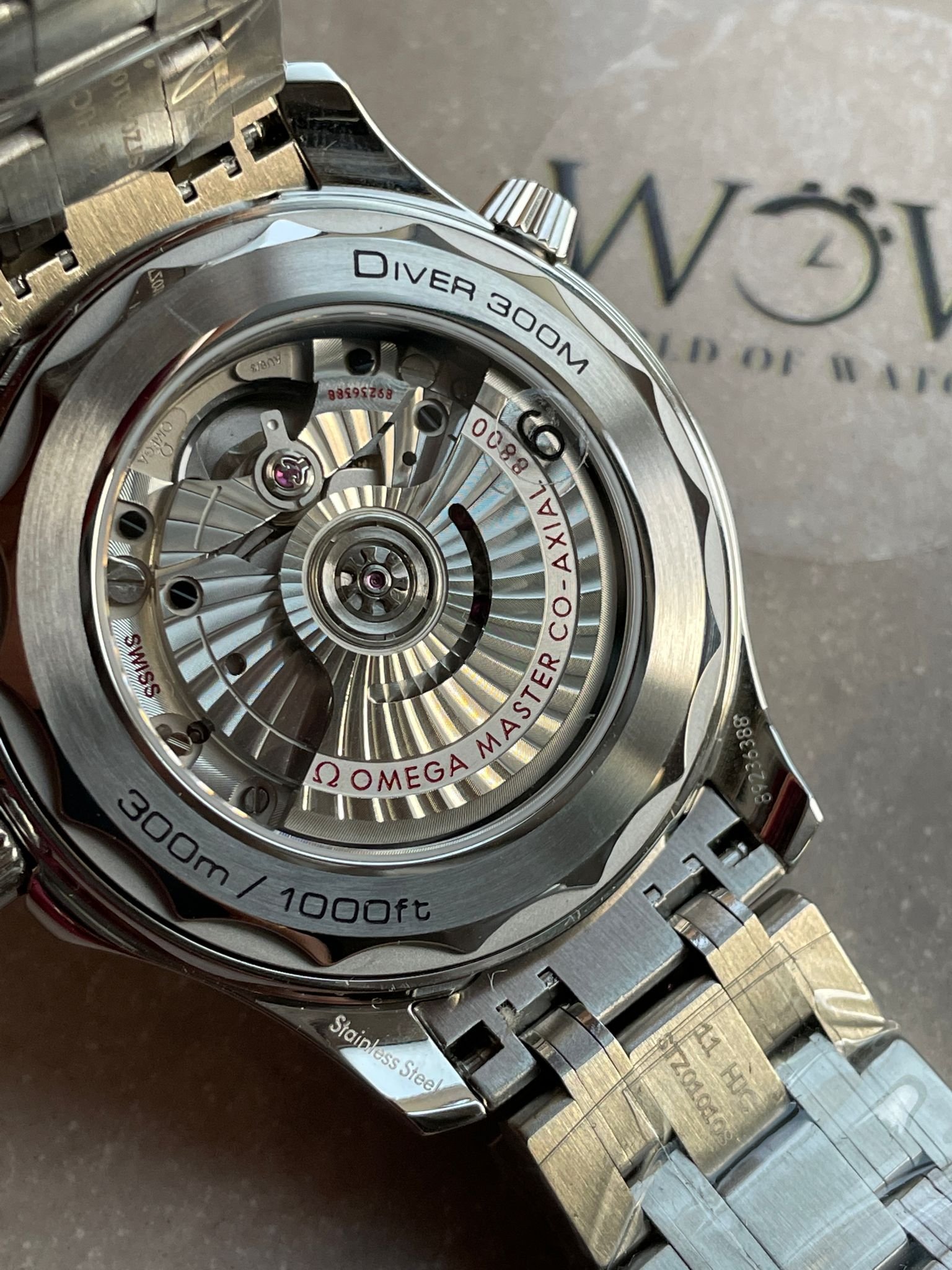 Seamaster Diver 300M SS VSF 1:1 Best Edition Black Bezel White Dial on SS Bracelet A8800 - Image 21