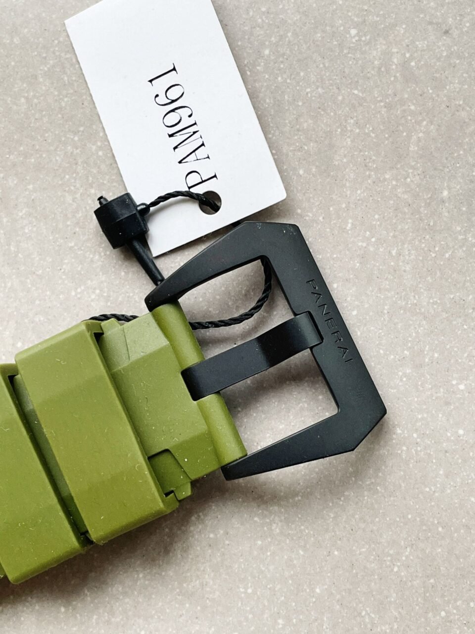 PAM961 Carbotech VSF Best Edition Carbon Dial on Green Rubber Strap P.9010 - Image 12
