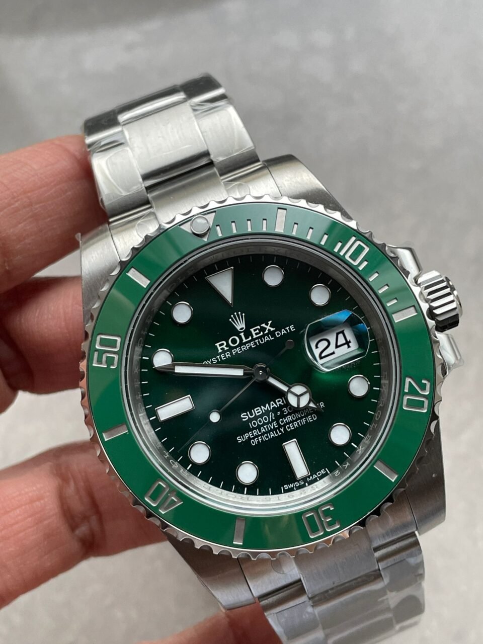 HULK SUBMARINER 116610 LV GREEN CERAMIC 904L STEEL VSF 1:1 BEST EDITION VS3135 - Image 9