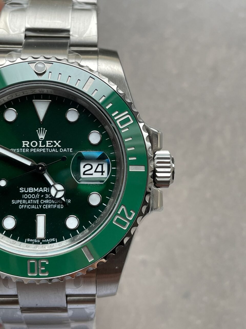 HULK SUBMARINER 116610 LV GREEN CERAMIC 904L STEEL VSF 1:1 BEST EDITION VS3135 - Image 6