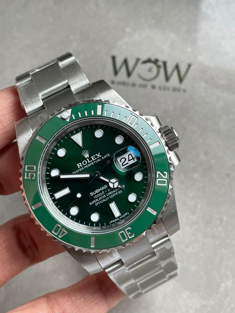 HULK SUBMARINER 116610 LV GREEN CERAMIC 904L STEEL VSF 1:1 BEST EDITION VS3135 - Image 3
