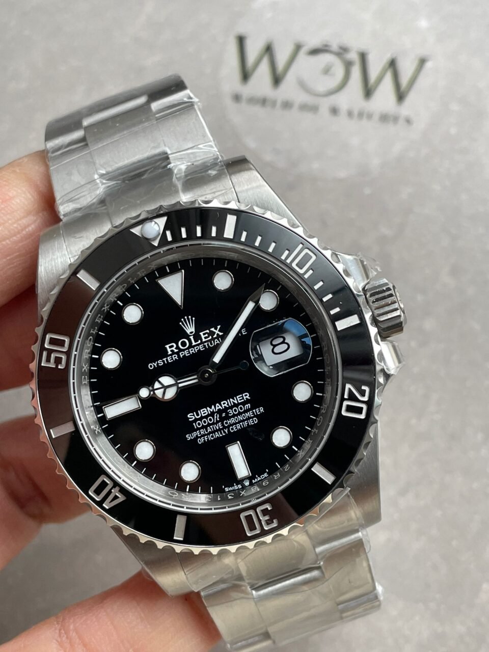 SUBMARINER SUB DATE SUBMARINER 41MM 126610 LN BLACK CERAMIC 904L STEEL VSF 1:1 BEST EDITION VS3235 - Image 5