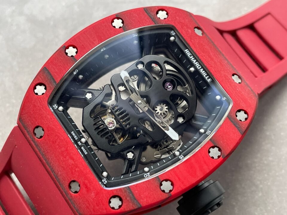 RICHARD MILLE RM052-01 JBF Red Forged Carbon Skeleton Dial Swiss Tourbillon - Image 14