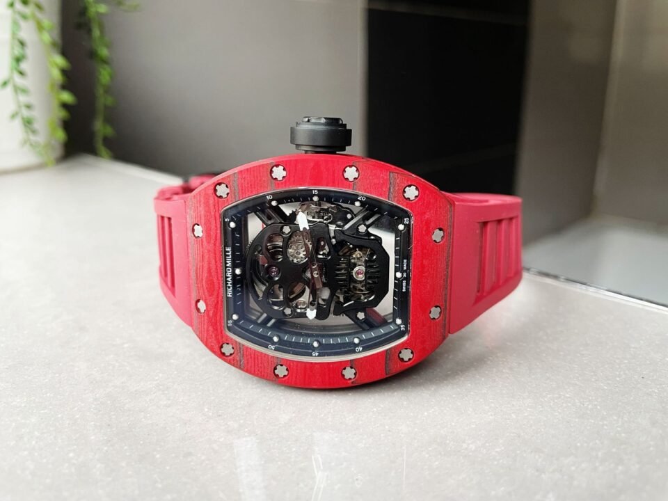 RICHARD MILLE RM052-01 JBF Red Forged Carbon Skeleton Dial Swiss Tourbillon - Image 7