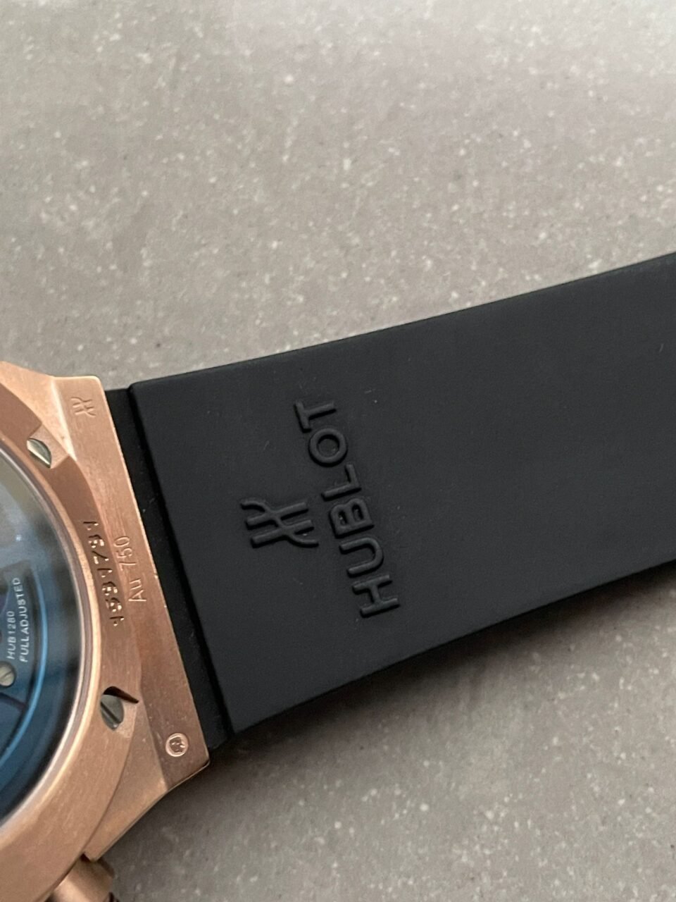 Hublot Big Bang Unico Rose Gold ZF 1:1 Best Blue Skeleton Dial on Rubber Strap A1280 - Image 15