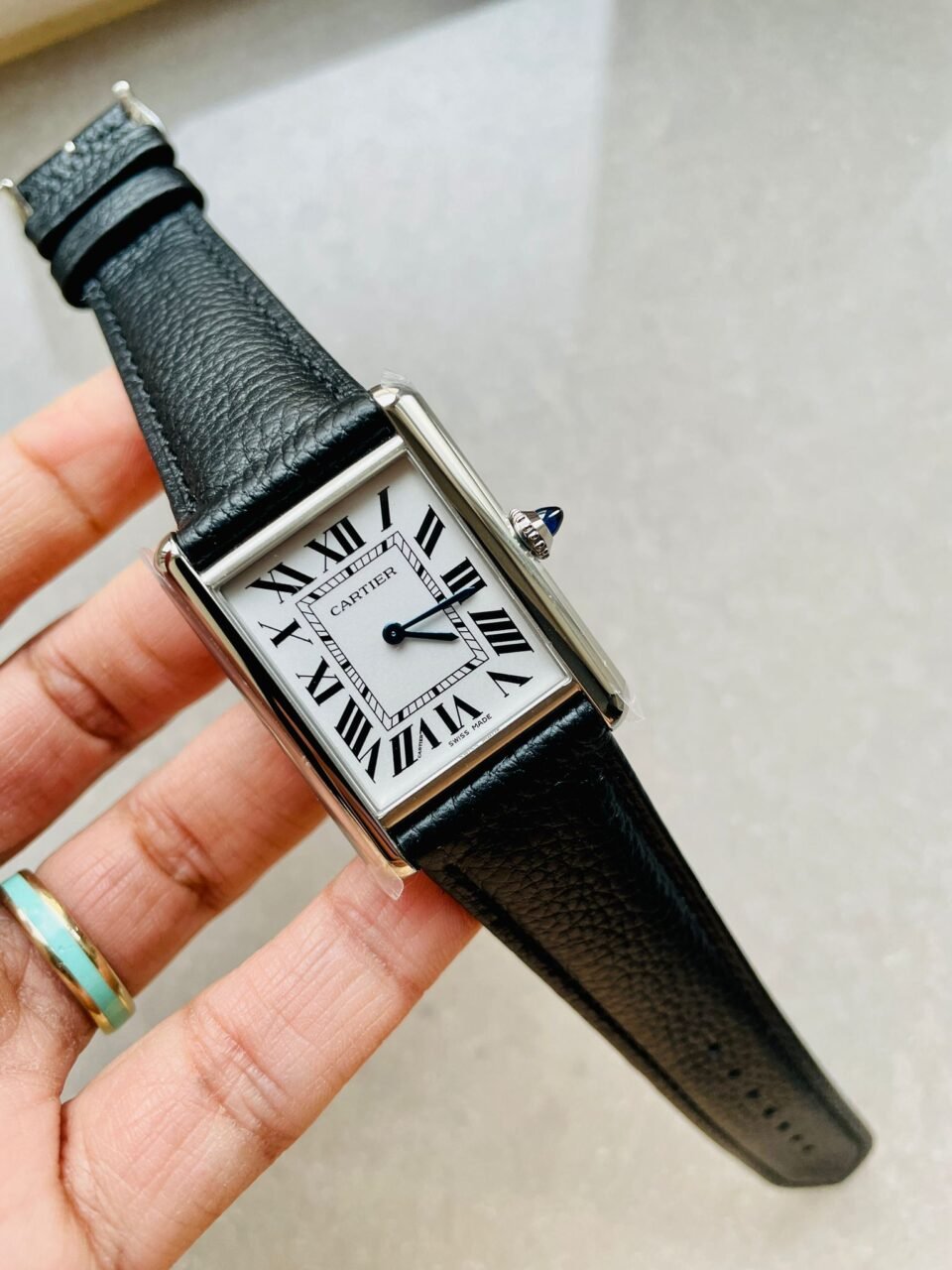 Cartier Tank Solo 41mm Automatic W5200027 AF SS White Dial M9015 - Image 3