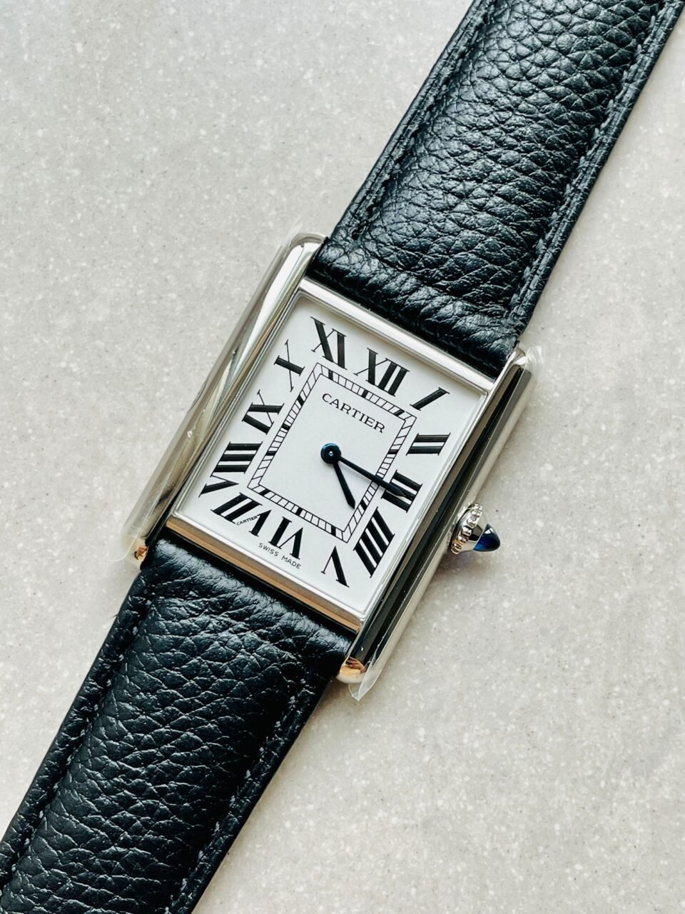Cartier Tank Solo 41mm Automatic W5200027 AF SS White Dial M9015 - Image 5