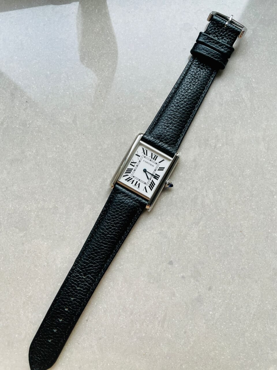 Cartier Tank Solo 41mm Automatic W5200027 AF SS White Dial M9015 - Image 6