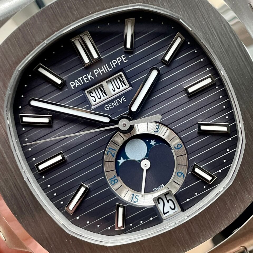 Patek Philippe Nautilus 5726 Full Function Moonphase PPF 1:1 Best Blue Dial A324 - Image 4
