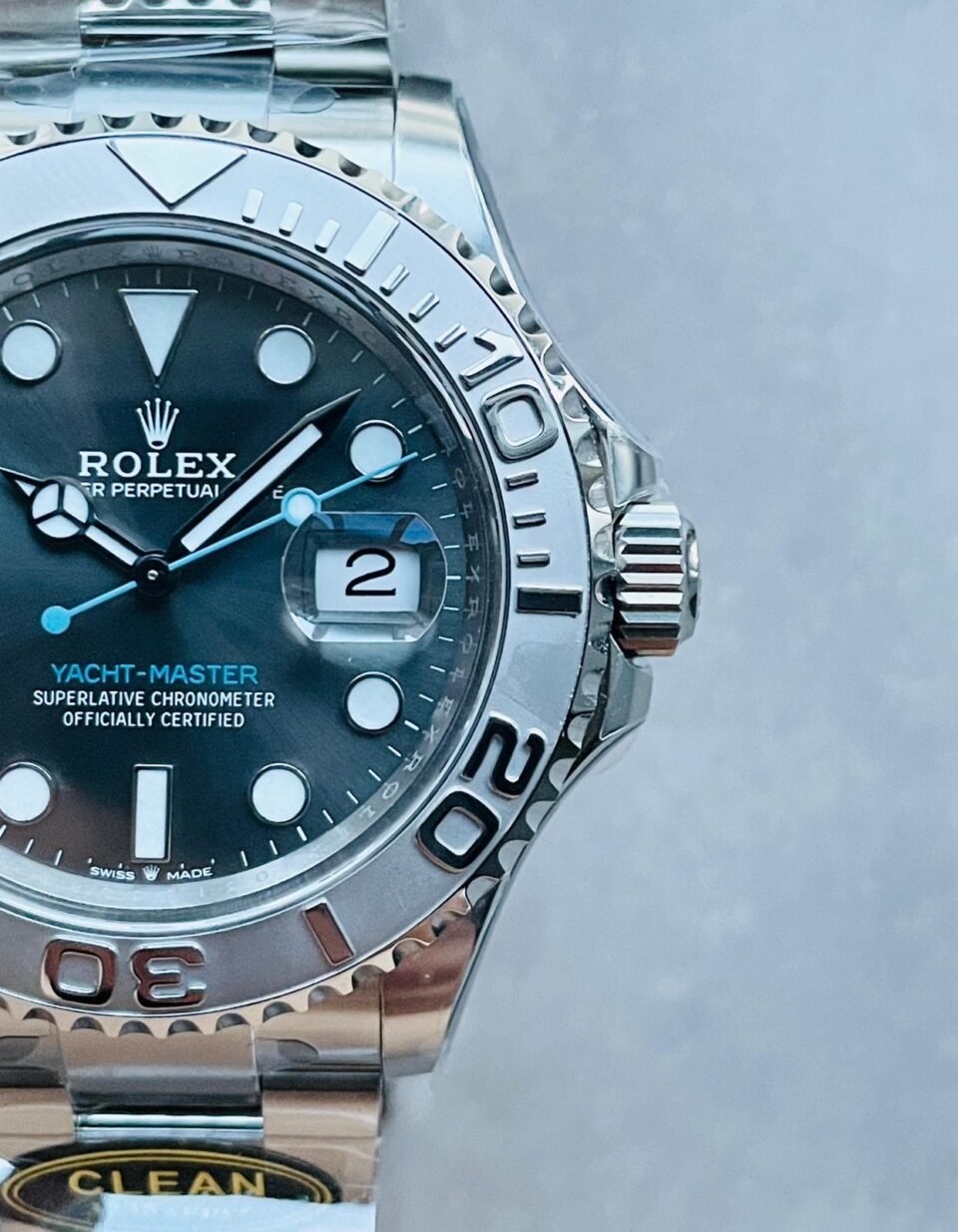 Yacht-Master 126622 904L Steel Clean F 1:1 Best Edition Rhodium Dial on SS Bracelet VR3235 - Image 19