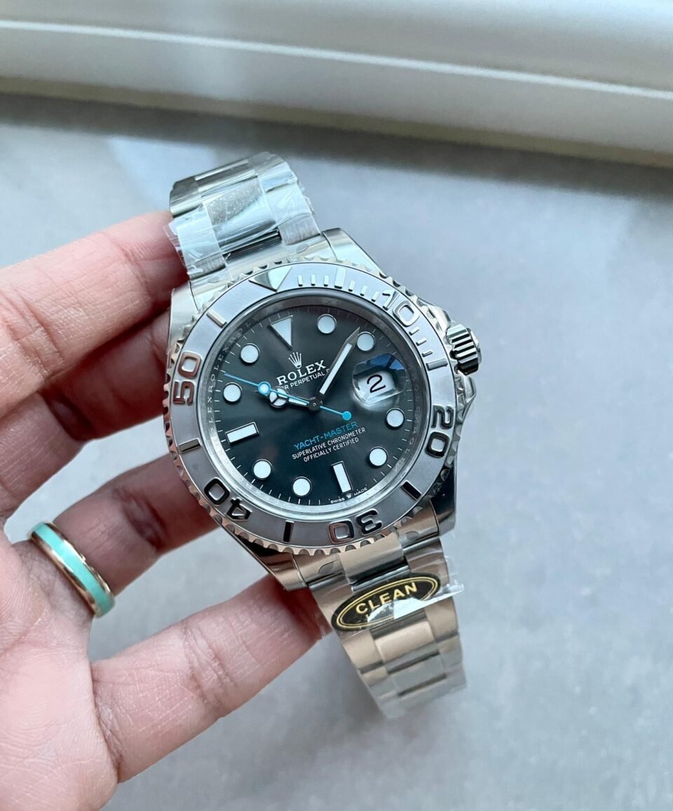 Yacht-Master 126622 904L Steel Clean F 1:1 Best Edition Rhodium Dial on SS Bracelet VR3235 - Image 8