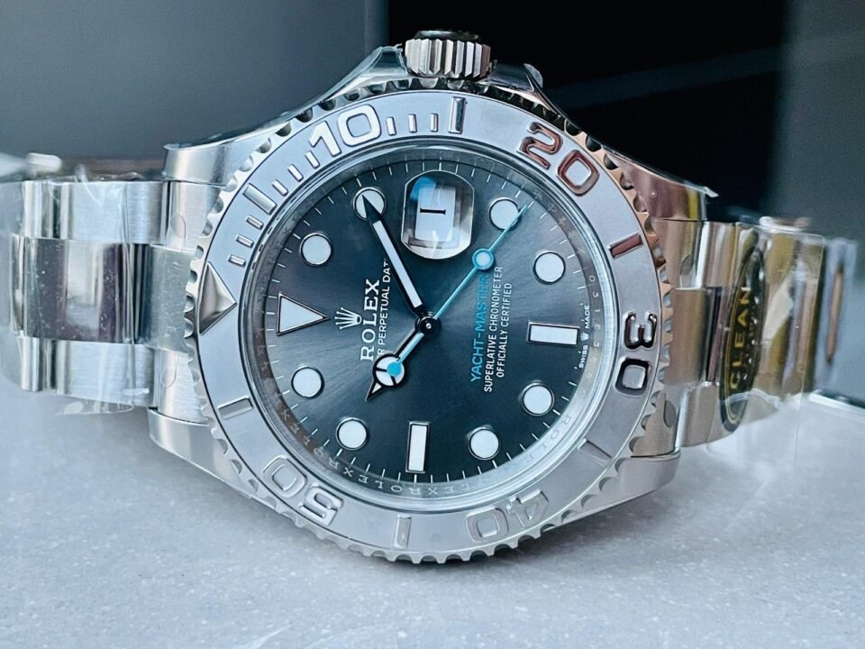 Yacht-Master 126622 904L Steel Clean F 1:1 Best Edition Rhodium Dial on SS Bracelet VR3235 - Image 16