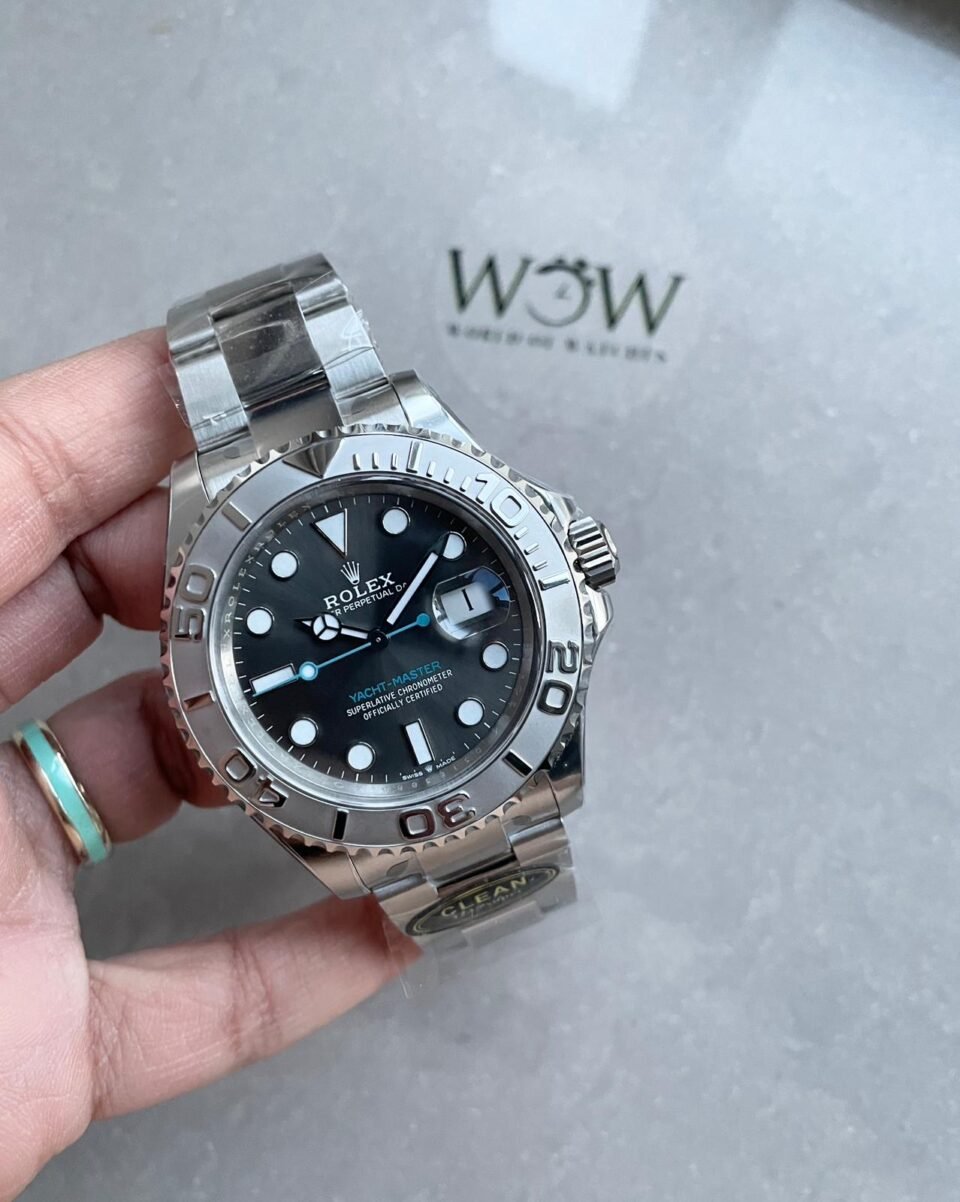 Yacht-Master 126622 904L Steel Clean F 1:1 Best Edition Rhodium Dial on SS Bracelet VR3235