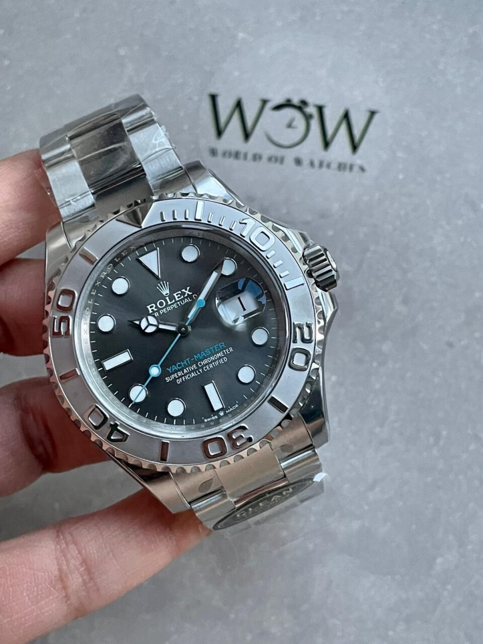 Yacht-Master 126622 904L Steel Clean F 1:1 Best Edition Rhodium Dial on SS Bracelet VR3235 - Image 18
