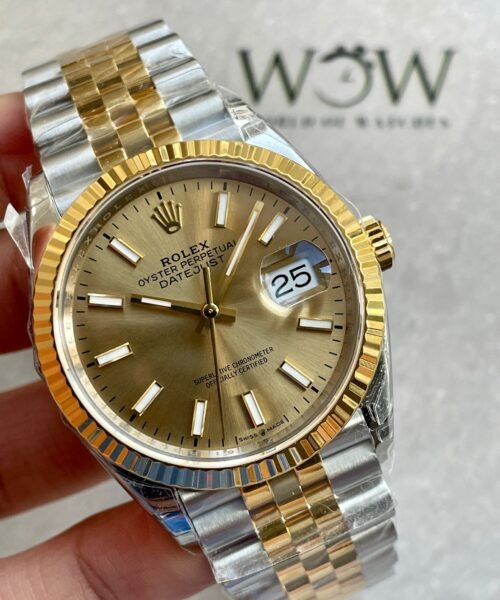 DateJust 36 SS 126233 VSF 1:1 Best Edition 904L Steel YG Stick Dial on Jubilee Bracelet VS3235