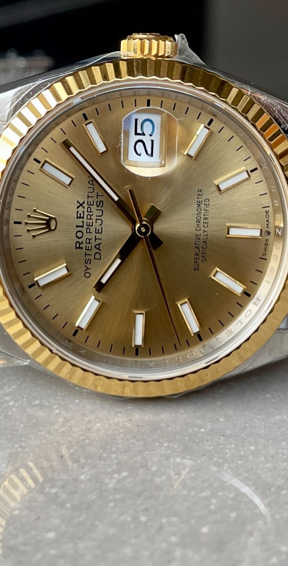 DateJust 36 SS 126233 VSF 1:1 Best Edition 904L Steel YG Stick Dial on Jubilee Bracelet VS3235 - Image 6