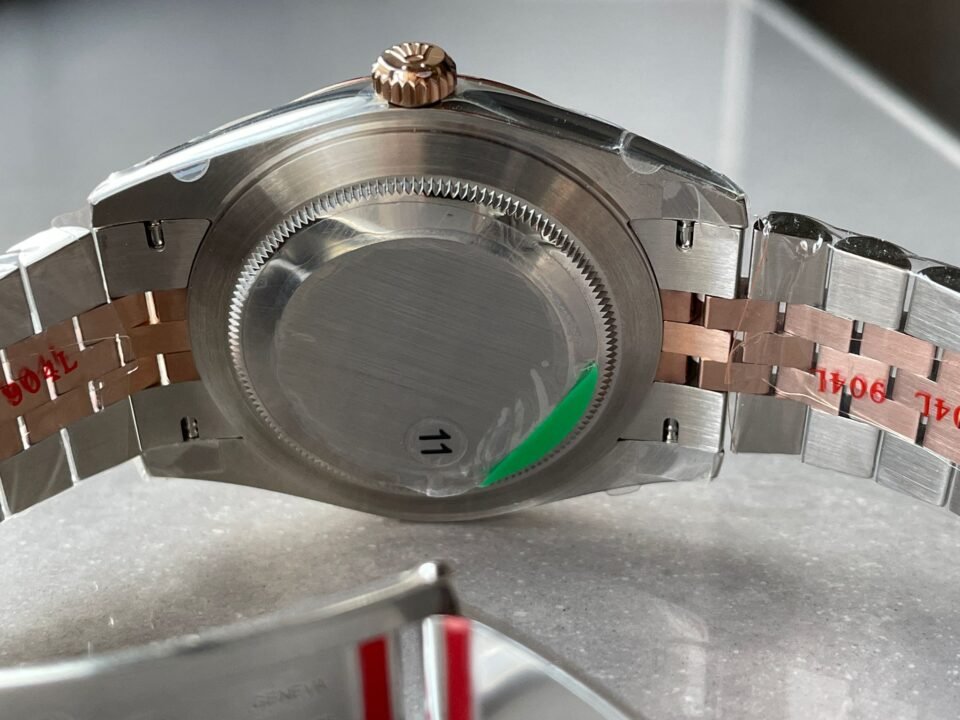 DateJust 41 126331 904L SS/RG VSF 1:1 Best Edition Champagne Gold Dial on Jubilee Bracelet VS3235 - Image 10