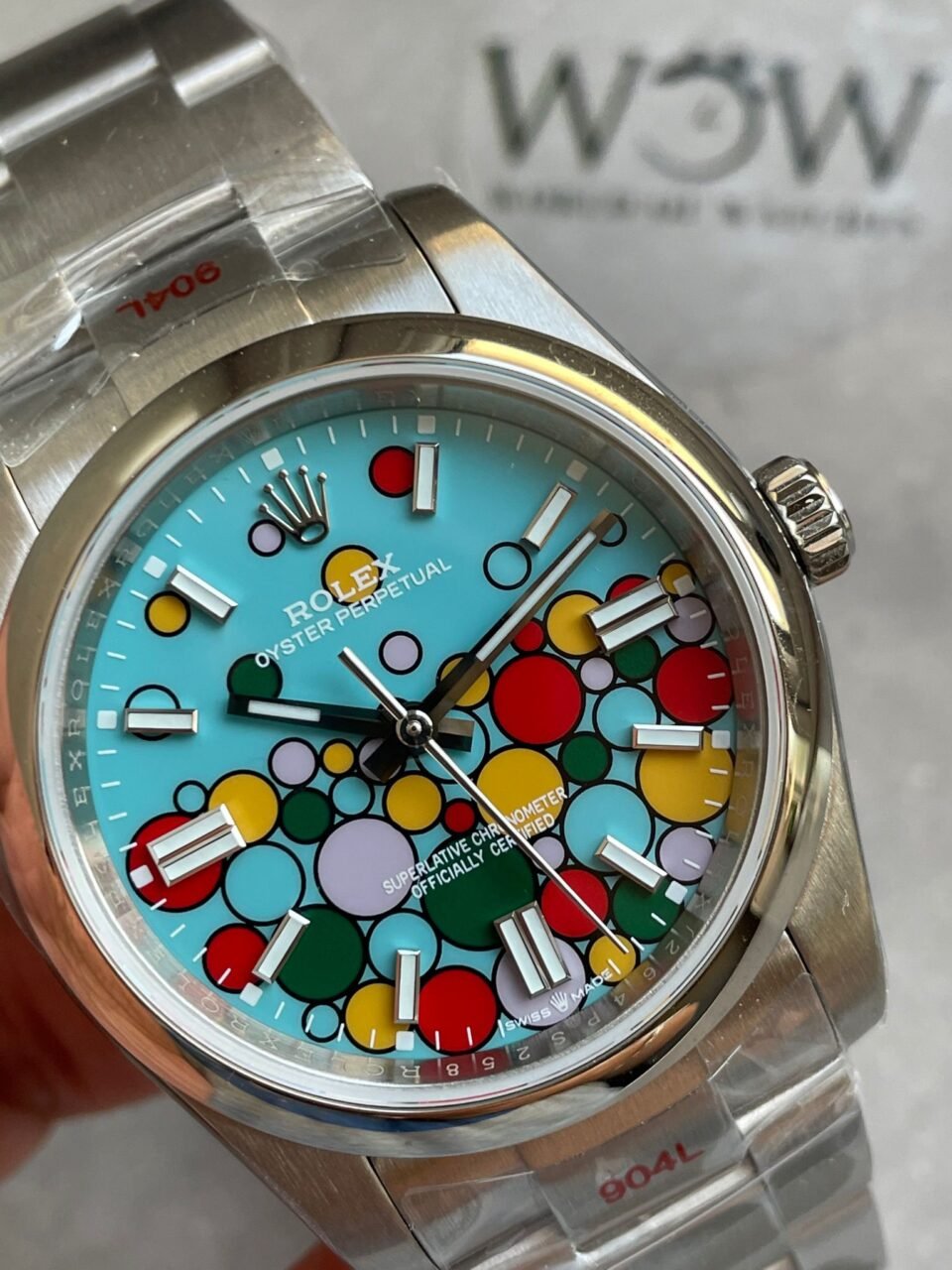 Oyster Perpetual 36 126000 904L SS Bubble Dial on SS Oyster Bracelet KRF A2824 - Image 3