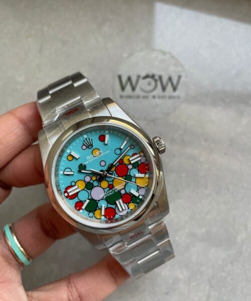 Oyster Perpetual 36 126000 904L SS Bubble Dial on SS Oyster Bracelet KRF A2824