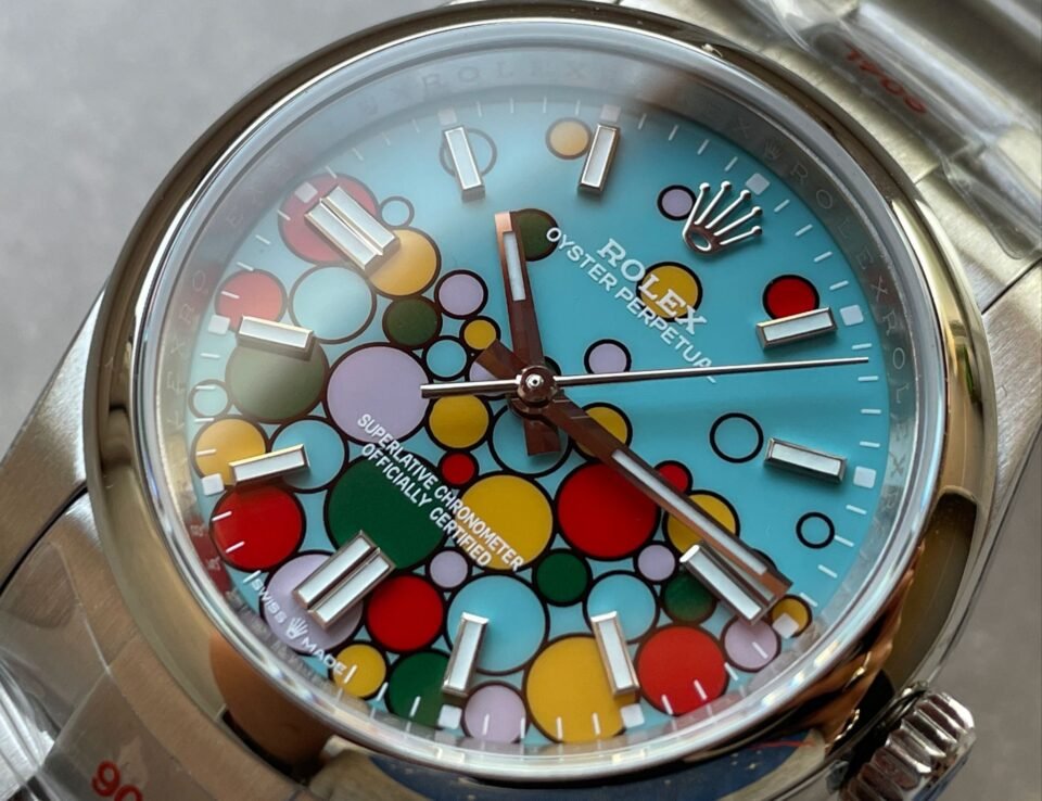 Oyster Perpetual 36 126000 904L SS Bubble Dial on SS Oyster Bracelet KRF A2824 - Image 4