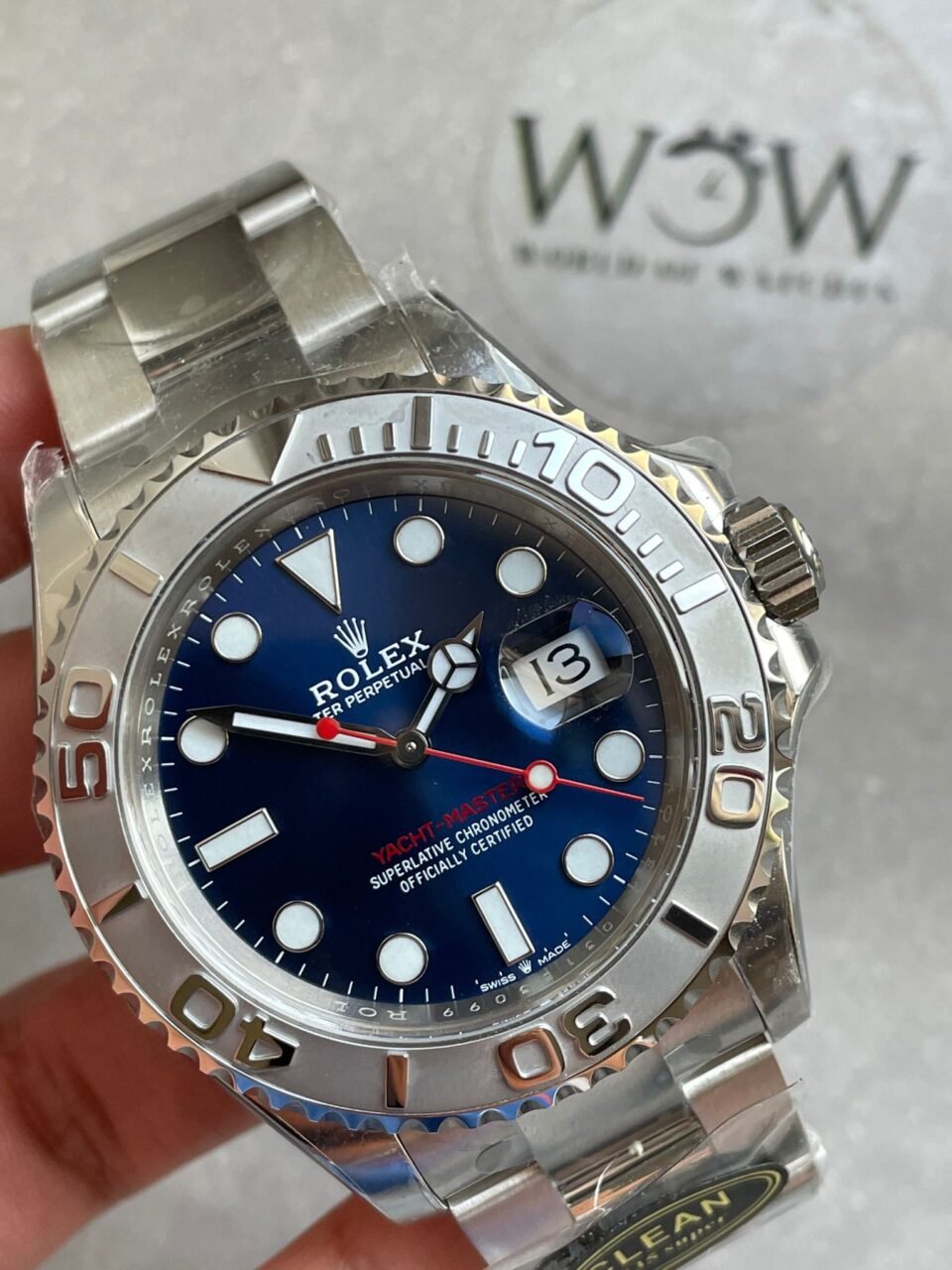 Yacht-Master 126622 Clean Factory 1:1 Best Edition 904L Steel Blue Dial on SS Bracelet VR3235 - Image 3