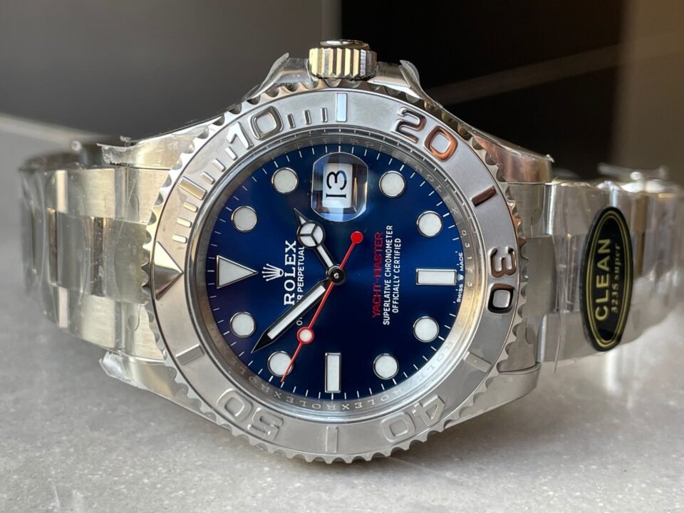 Yacht-Master 126622 Clean Factory 1:1 Best Edition 904L Steel Blue Dial on SS Bracelet VR3235 - Image 4