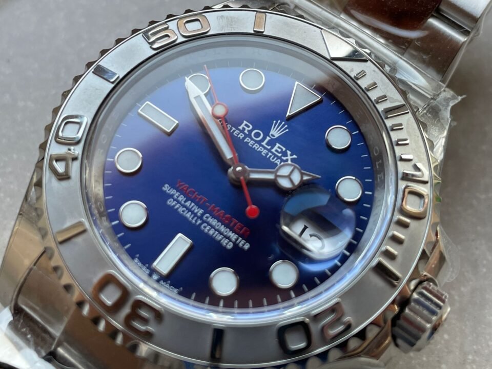 Yacht-Master 126622 Clean Factory 1:1 Best Edition 904L Steel Blue Dial on SS Bracelet VR3235 - Image 5