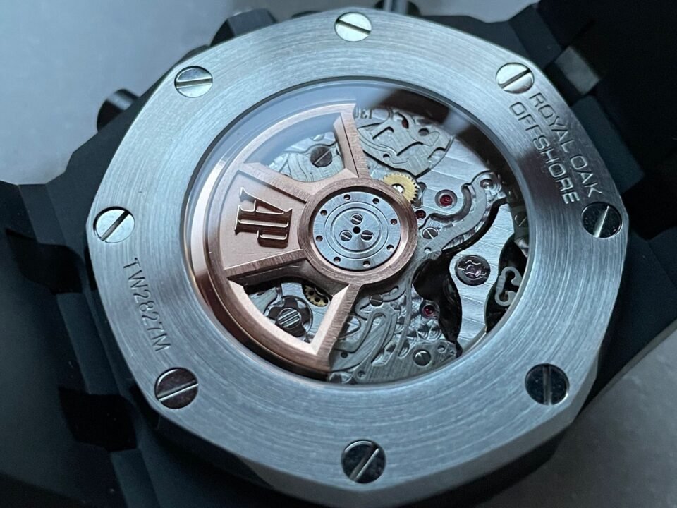 Royal Oak Offshore Chronograph CER Black Dial on Rubber Strap APF A3126 Mod - Image 10