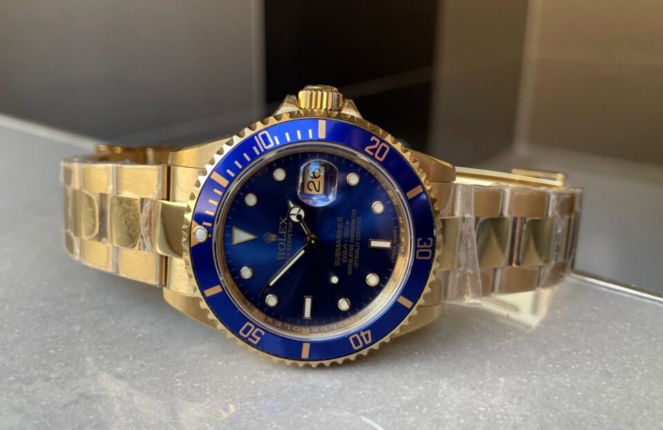 Submariner 116618 LB Blue Ceramic YG Plated 904L Steel Clean Factory 1:1 Best Edition VS3135 - Image 6