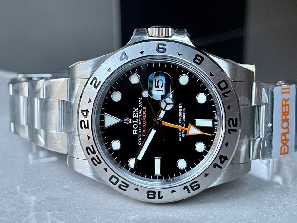 Explorer II 42mm 226570 904L SS JVSF 1:1 Best Edition Black Dial on SS Bracelet VR3285 - Image 6
