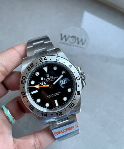 Explorer II 42mm 226570 904L SS JVSF 1:1 Best Edition Black Dial on SS Bracelet VR3285