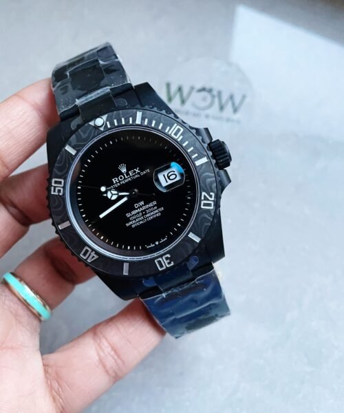 Submariner DiW 904L DLC Graduated Blue Dial on DLC Strap VSF VS3135