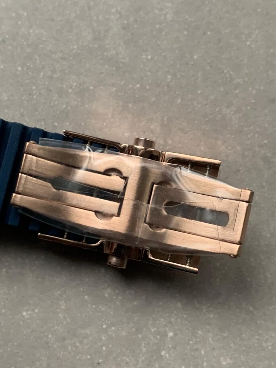 Executive Toro RG TWA 1:1 Best Edition Blue Dial on Blue Rubber Strap Asian UN-32 - Image 9