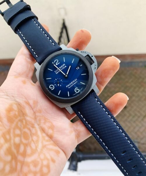 PAM 1663 Carbotech VSF 1:1 Best Edition Blue Dial on Blue Kevlar Composite Strap P.9010