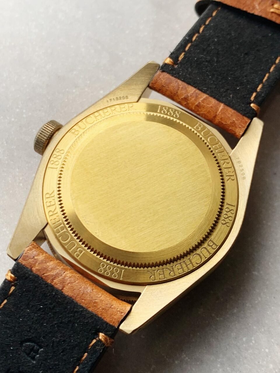 Heritage Black Bay Bronze Blue XF 1:1 Best Edition on Aged Brown Leather Strap A2824 V3 (Free Nato Strap) - Image 8