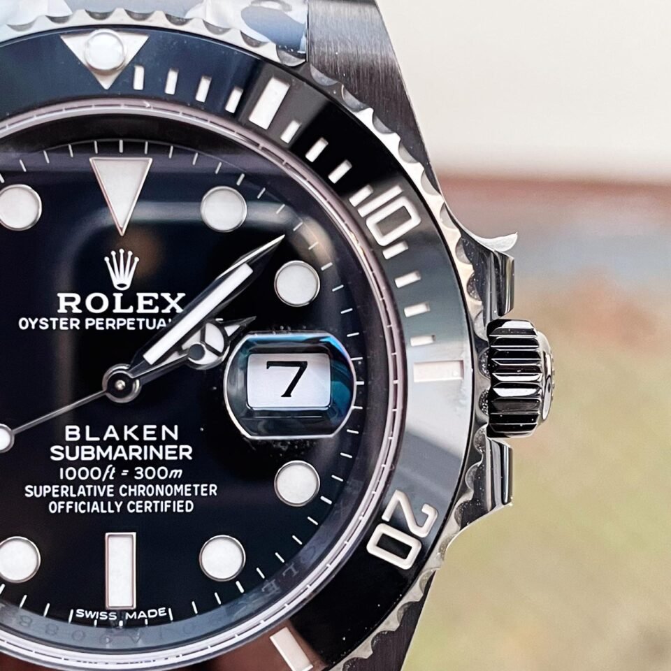 Submariner 116610 PVD Blaken All Black Ceramic 904L Steel V6F 1:1 Best Edition A2824 - Image 3