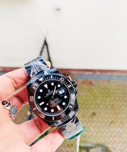 Submariner 116610 PVD Blaken All Black Ceramic 904L Steel V6F 1:1 Best Edition A2824